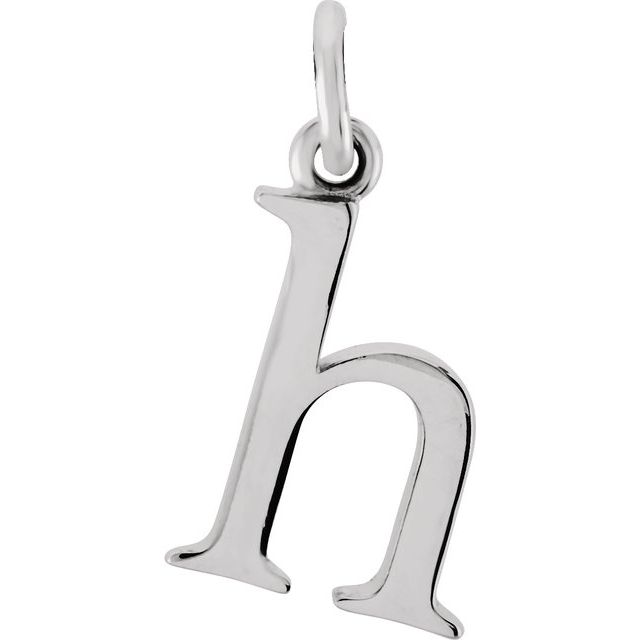 Lowercase Initial Necklace or Pendant