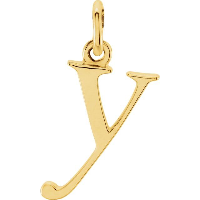 Lowercase Initial Necklace or Pendant