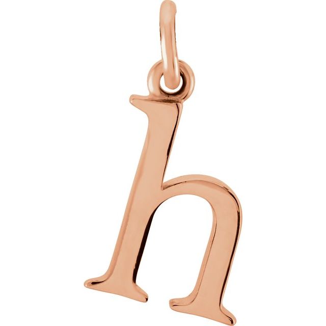 Lowercase Initial Necklace or Pendant