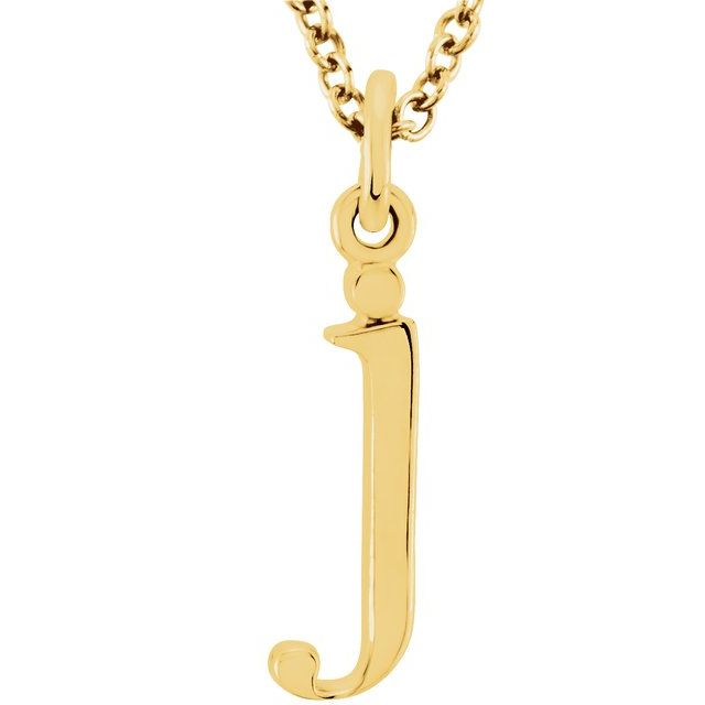 Lowercase Initial Necklace or Pendant