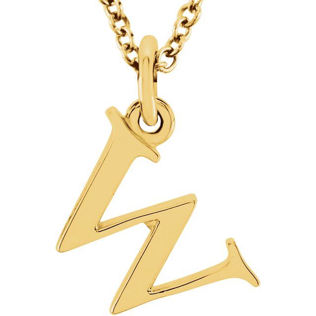 Lowercase Initial Necklace or Pendant