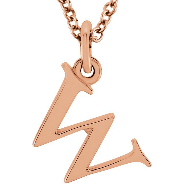 Lowercase Initial Necklace or Pendant