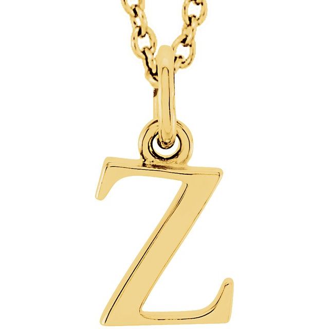 Lowercase Initial Necklace or Pendant