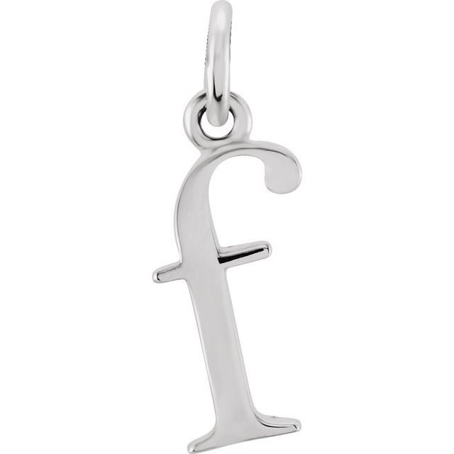 Lowercase Initial Necklace or Pendant