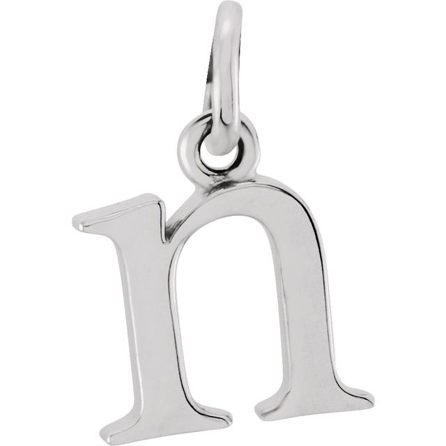 Lowercase Initial Necklace or Pendant