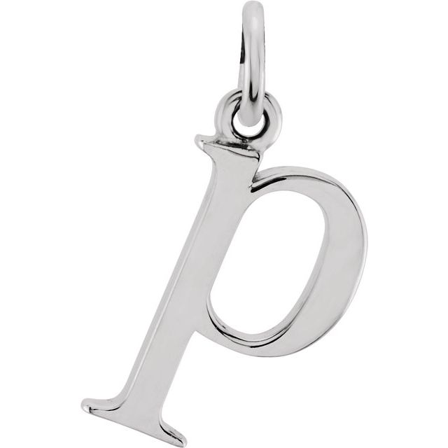 Lowercase Initial Necklace or Pendant