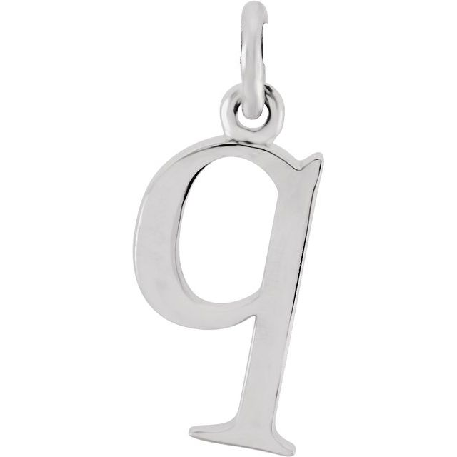 Lowercase Initial Necklace or Pendant