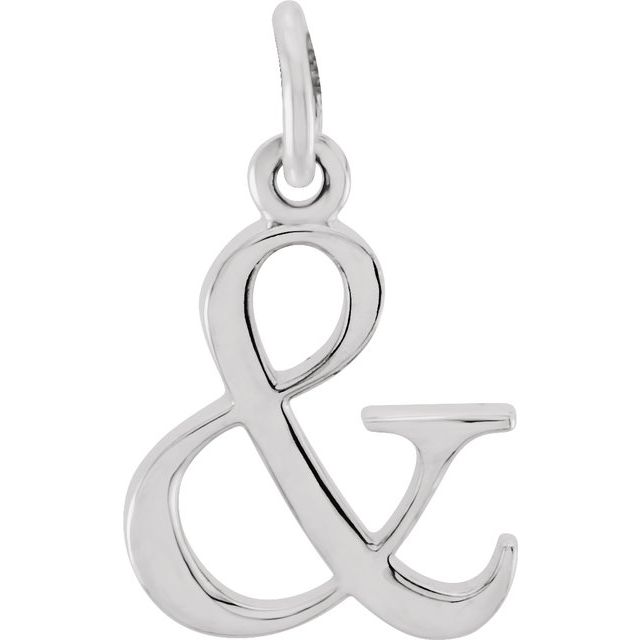 Lowercase Initial Necklace or Pendant