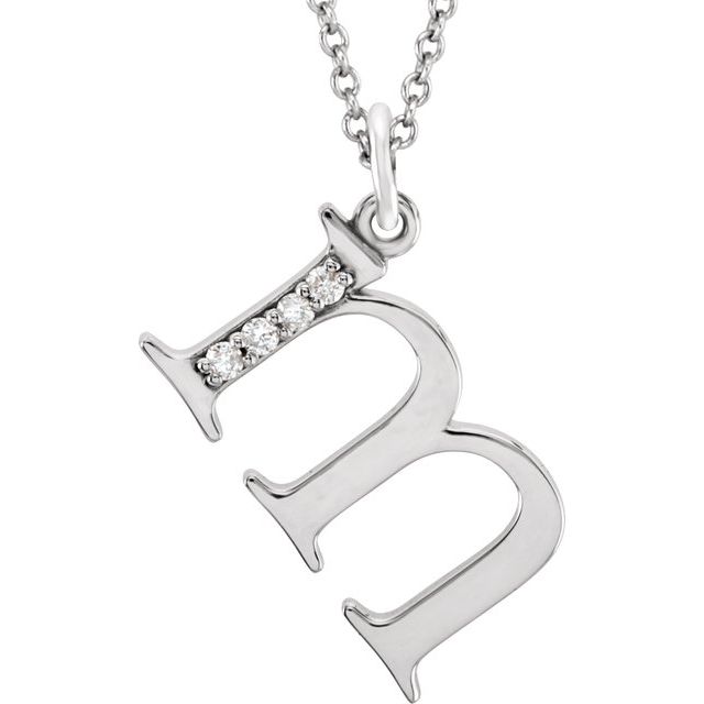 Initial Necklace or Pendant