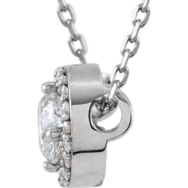 Halo-Style Necklace or Pendant