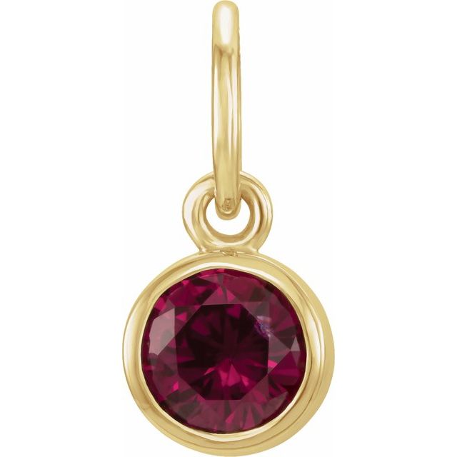 Posh Mommy® Imitation Birthstone Charm