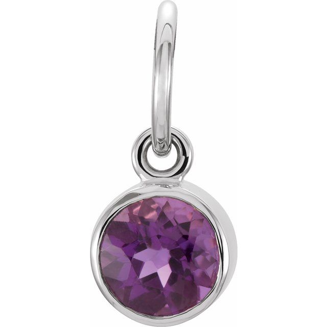 Posh Mommy® Imitation Birthstone Charm