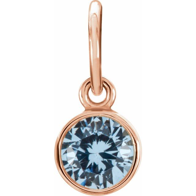 Posh Mommy? Imitation Birthstone Charm