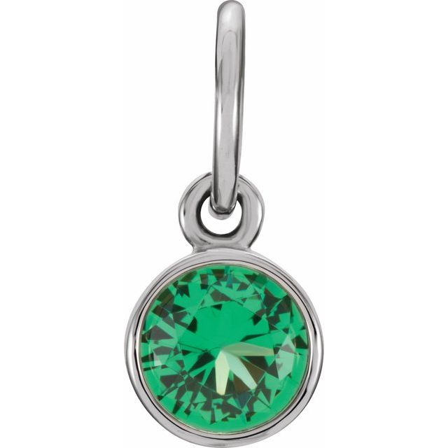 Posh Mommy? Imitation Birthstone Charm