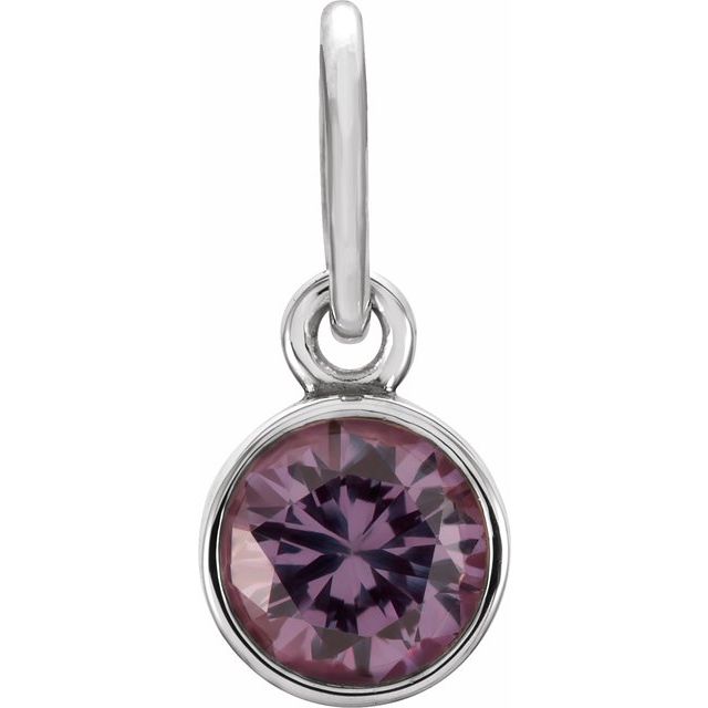 Posh Mommy® Imitation Birthstone Charm