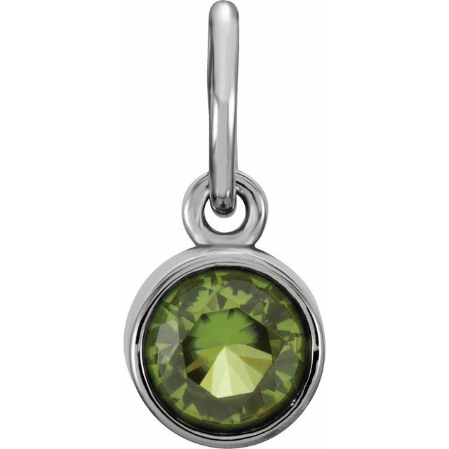 Posh Mommy® Imitation Birthstone Charm