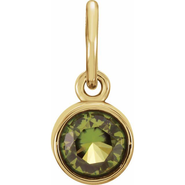 Posh Mommy® Imitation Birthstone Charm