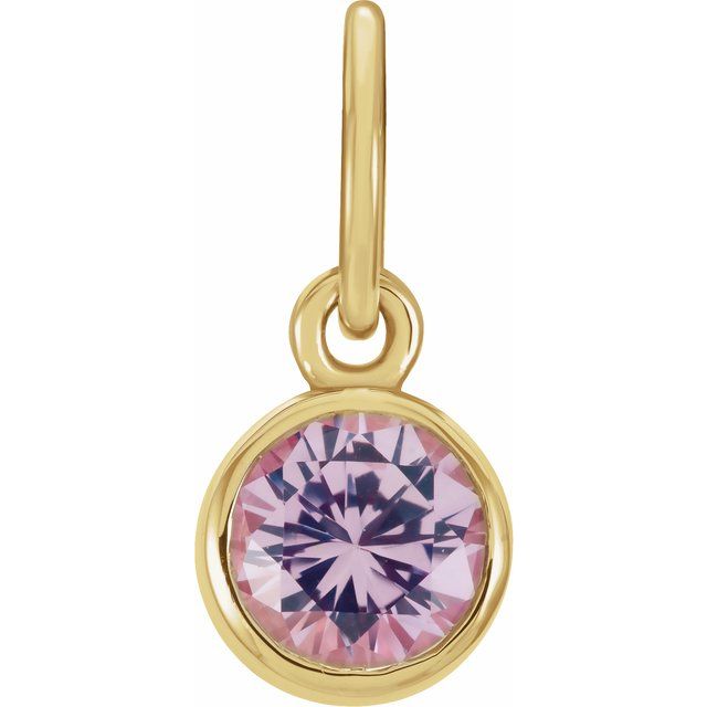 Posh Mommy® Imitation Birthstone Charm
