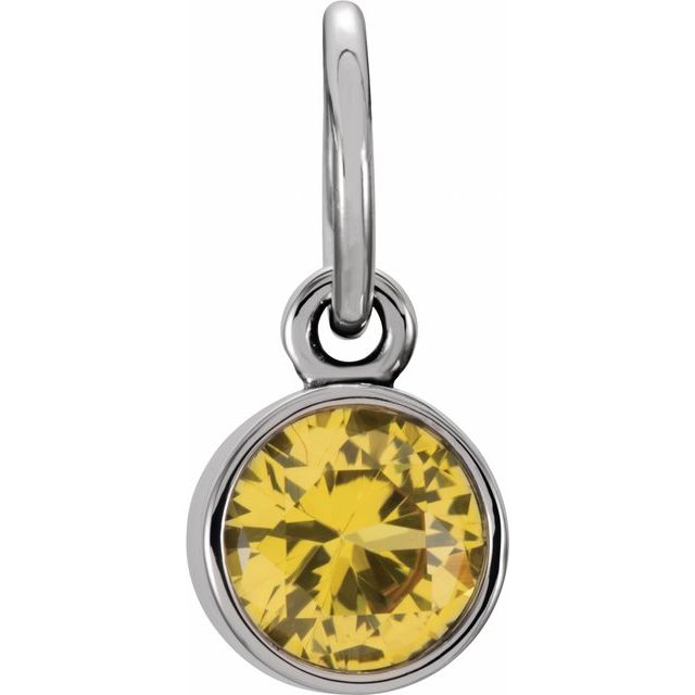 Posh Mommy? Imitation Birthstone Charm