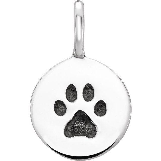 Paw Print Charm