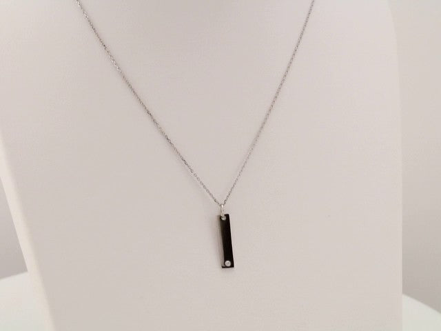 Engravable Bar Necklace or Pendant