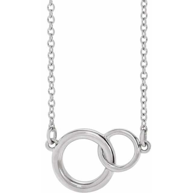 Interlocking Circle Necklace or Center