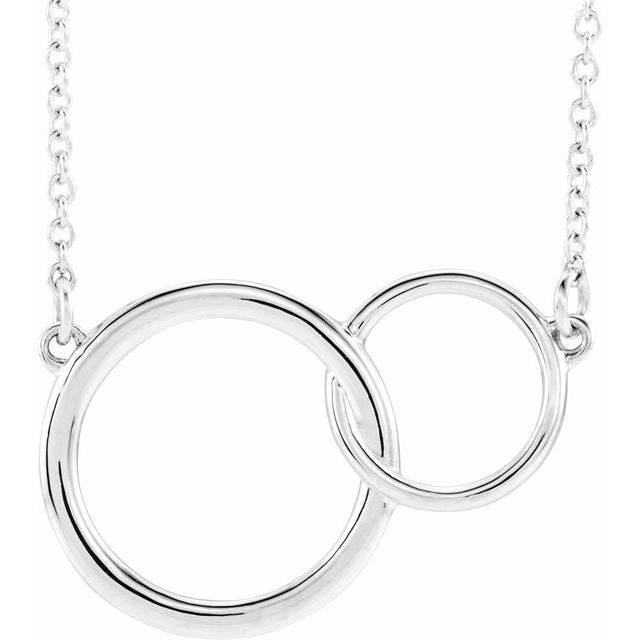 Interlocking Circle Necklace or Center