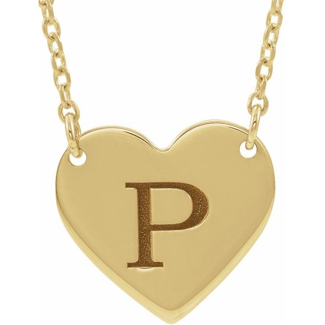 Engravable Heart Necklace