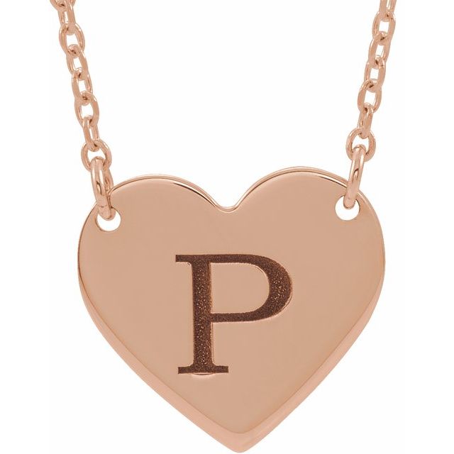 Engravable Heart Necklace