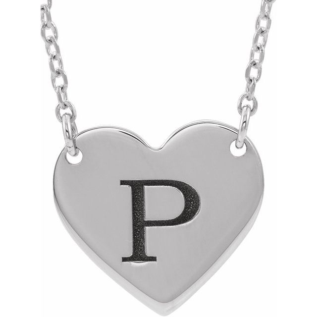 Engravable Heart Necklace