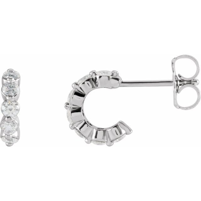 Accented Hoop Earrings