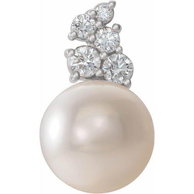 Pearl Cluster Necklace or Pendant