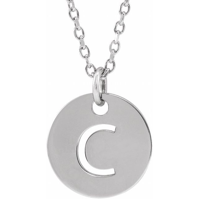 Initial Necklace or Pendant