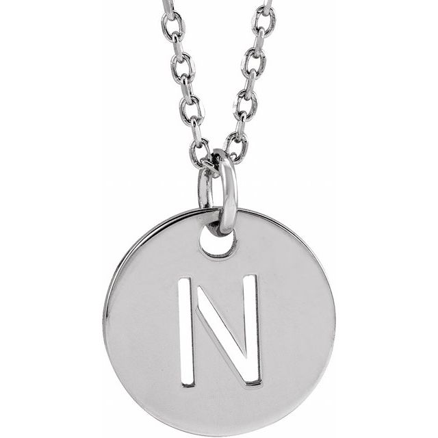 Initial Necklace or Pendant