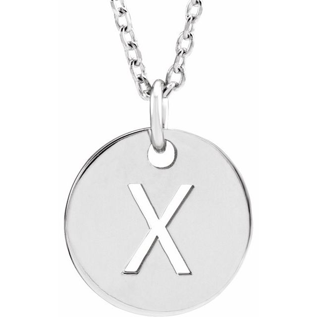 Initial Necklace or Pendant