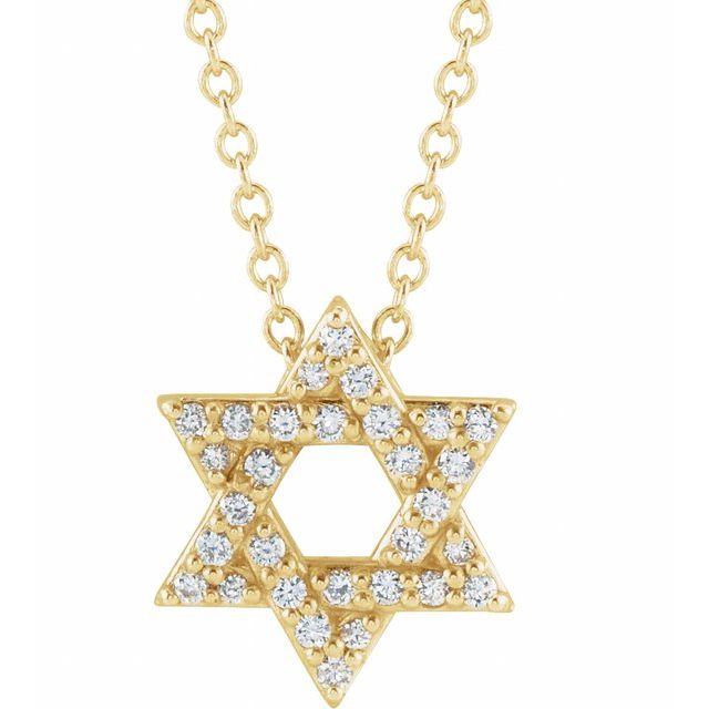 Star of David Necklace or Pendant