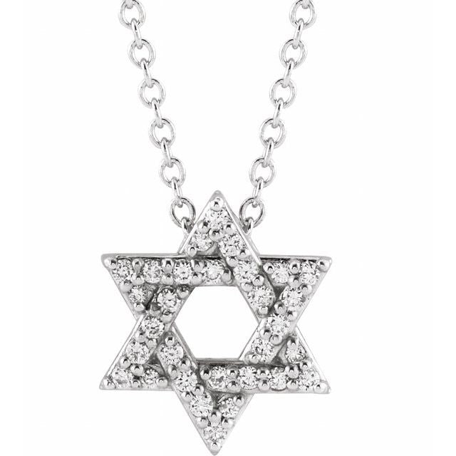 Star of David Necklace or Pendant