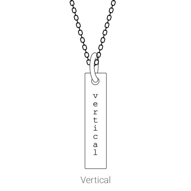 Engravable Bar Necklace or Pendant