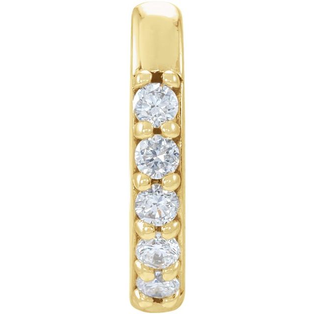 Accented Huggie Earrings