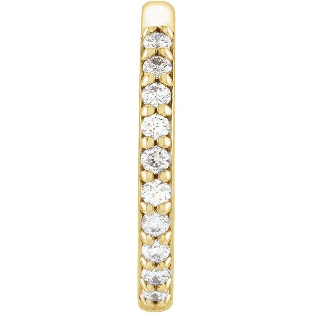 Accented Huggie Earrings