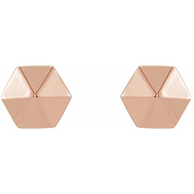 Hexagon Earrings