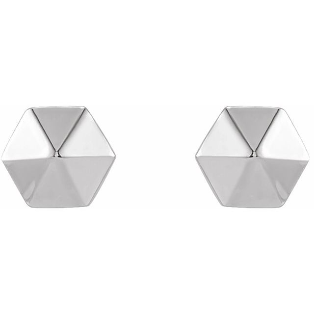 Hexagon Earrings