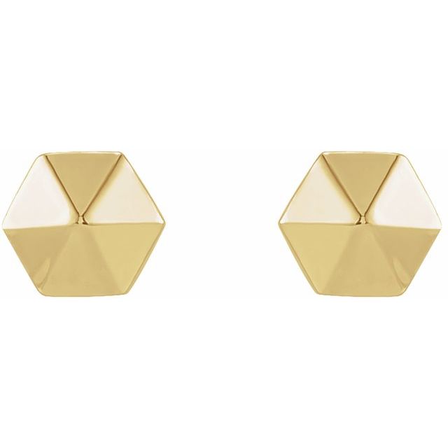 Hexagon Earrings