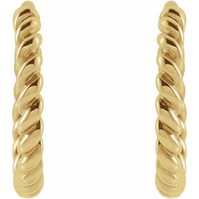 Rope Hoop Earrings