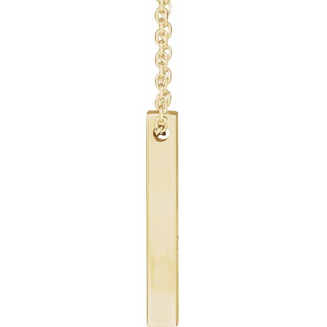 Engravable Bar Necklace or Pendant