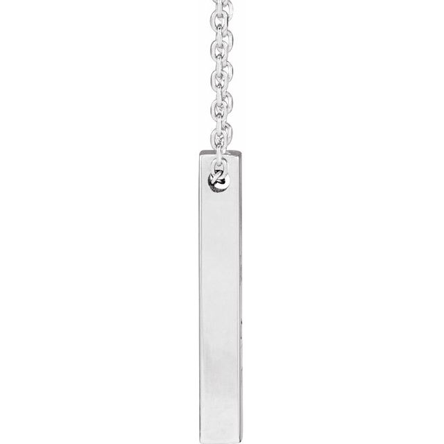 Engravable Bar Necklace or Pendant