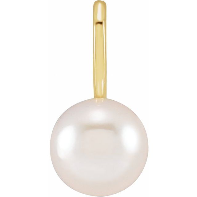 Pearl Solitaire Charm/Pendant