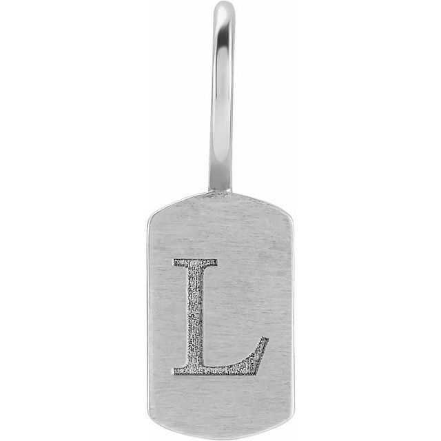 Engravable Dog Tag Charm/Pendant