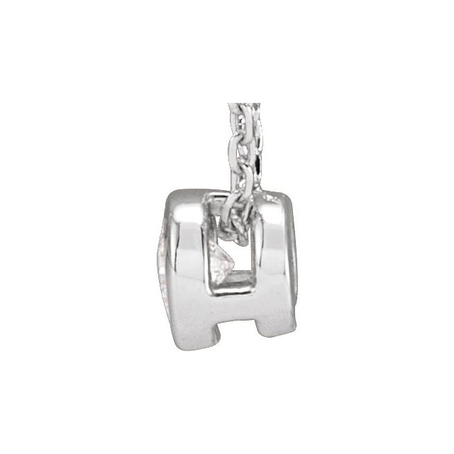 Solitaire Bezel-Set Necklace