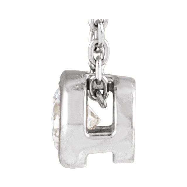 Solitaire Bezel-Set Necklace